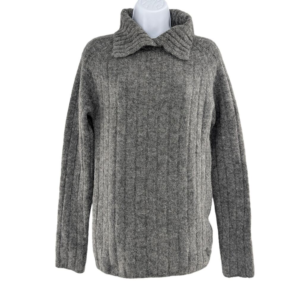 Women’s Grey Italian Wool Sweater Lita by Ciara NEW - Picture 1 of 9